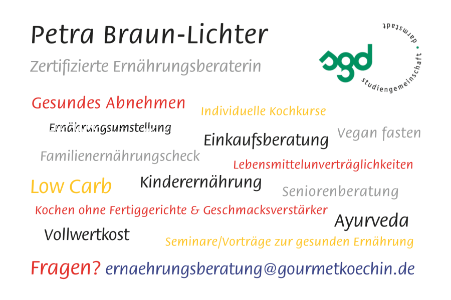 Ernährungsberatung Unverträglichkeiten Nürnberg Online Petra Braun-Lichter -